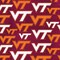 Licensed NCAA Virginia Tech University Letters Cotton Fabric by the Yard